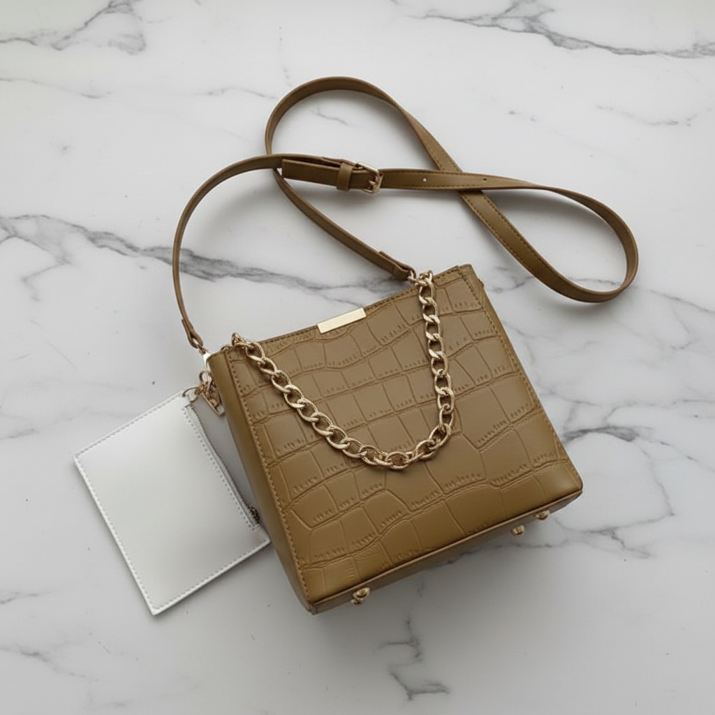 Khaki Shoulder Bag